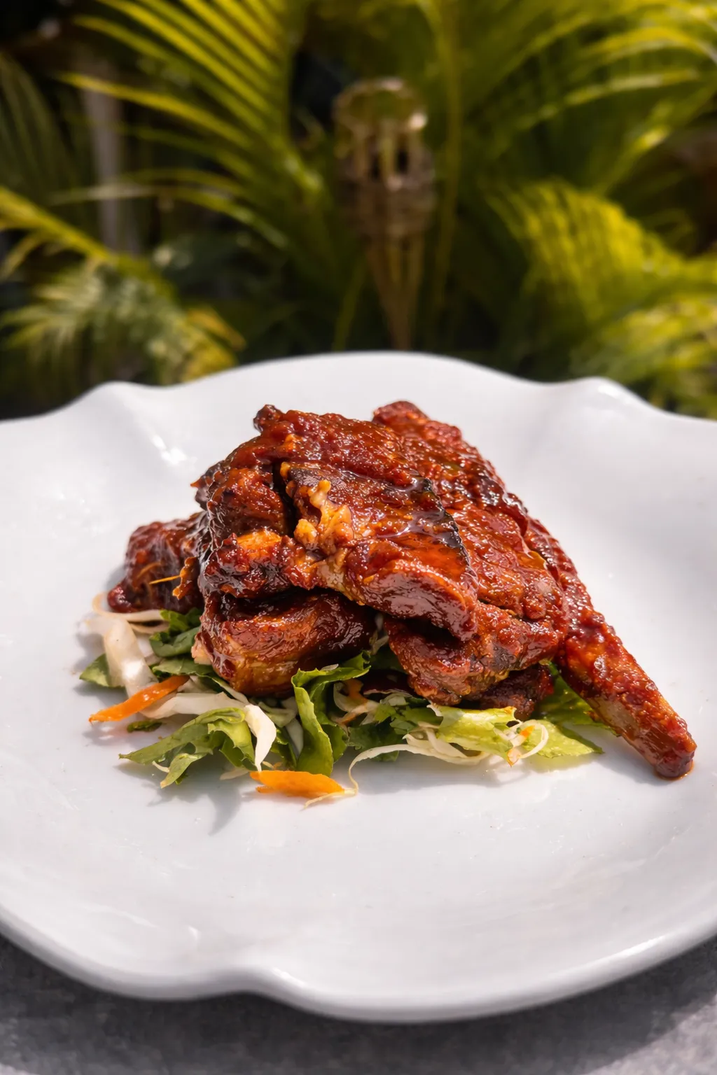 Ribs in Guinness & Mango Sauce